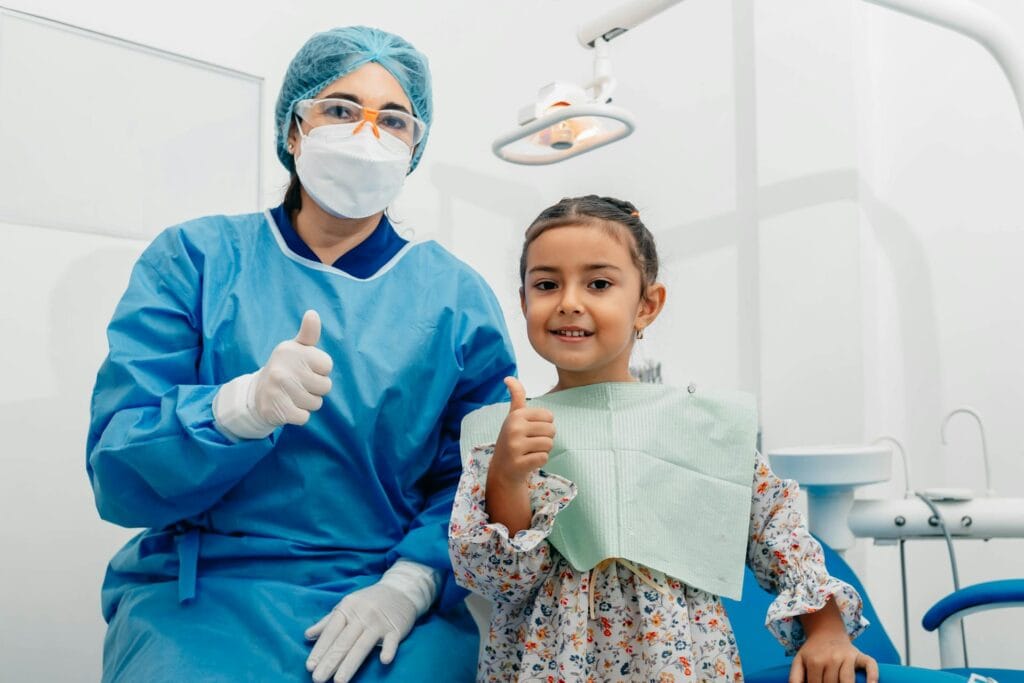 child’s first visit to the dentist