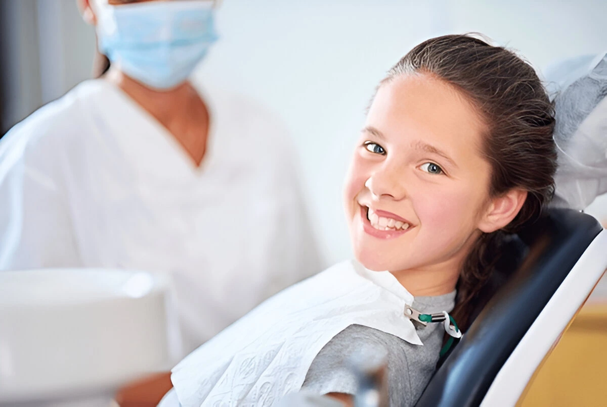 Bright, confident smile after kid-safe teeth whitening at Dental Smart Kids in Frisco, TX—gentle treatments for lasting shine without sensitivity
